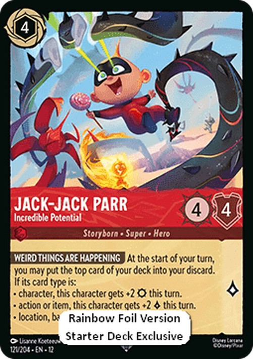 Lorcana Jack-Jack Parr - Incredible Potential
