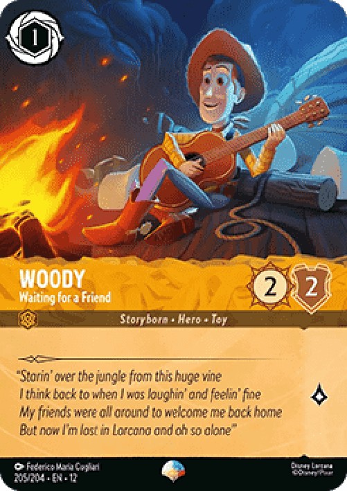 Lorcana Woody - Waiting for a Friend
