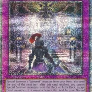 Yu-Gi-Oh! BLMR Welcome Labrynth (V.2 - Quarter Century Secret Rare)