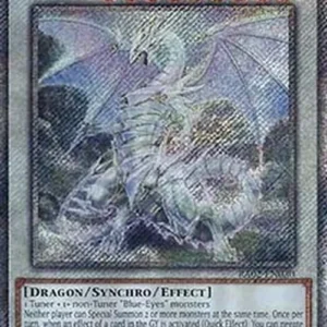 Yu-Gi-Oh! RA02 Blue-Eyes Spirit Dragon (V.4 - Platinum Secret Rare)