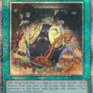 Yu-Gi-Oh! RA01 Pre-Preparation of Rites (V.5 - Quarter Century Secret Rare)