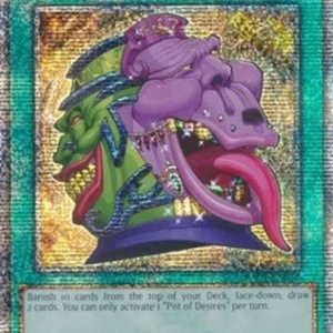 Yu-Gi-Oh! RA01 Pot of Desires (V.5 - Quarter Century Secret Rare)
