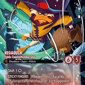Lorcana 11WSP Negaduck - Public Enemy Number One (V.2)