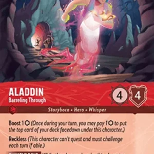 Lorcana 10WHI Aladdin - Barreling Through (V.2)