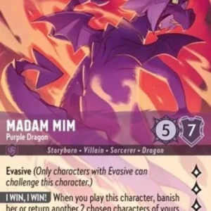 Lorcana 2ROF Madam Mim - Purple Dragon (V.2)