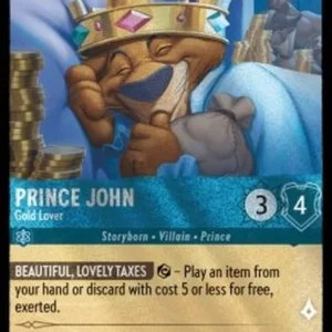 Lorcana PR2 Prince John - Gold Lover