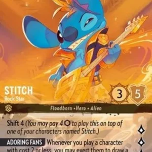 Lorcana PR1 Stitch - Rock Star (V.2)