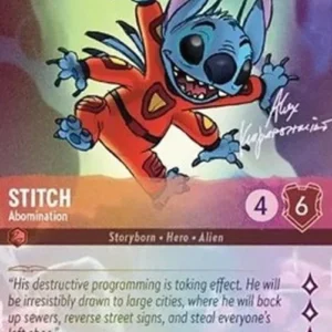 Lorcana PR1 Stitch - Abomination