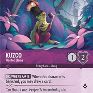 Lorcana 9FAB Kuzco - Wanted Llama (V.2)