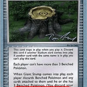 Pokemon Giant Stump (WCD07 LM 75)