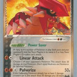 Pokemon Team Magma's Groudon (WCD04 MA 9)