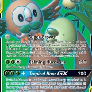 Pokemon Rowlet & Alolan Exeggutor GX (UNM 214)