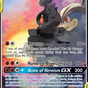 Pokemon Marshadow & Machamp GX (UNB 199)