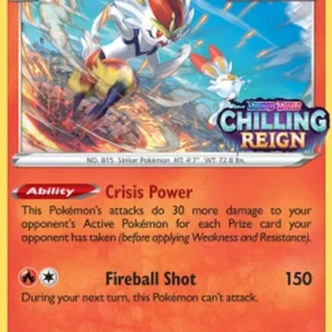 Pokemon Cinderace (SWSH 112)
