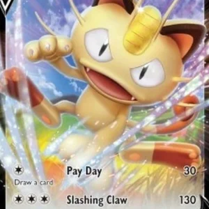 Pokemon Meowth V (SWSH 004)