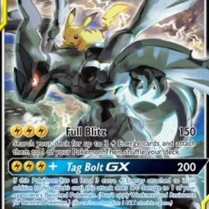 Pokemon Pikachu & Zekrom GX (SM 168)