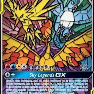 Pokemon Moltres & Zapdos & Articuno GX (SM 210)