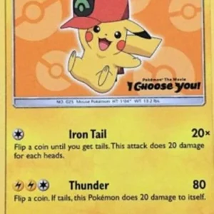 Pokemon Ash's Pikachu (SM 110)