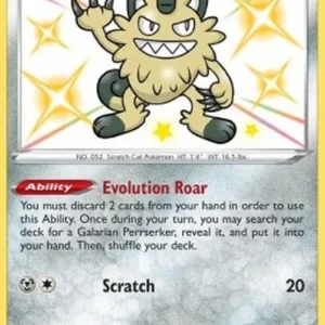 Pokemon Galarian Meowth (SHF SV86)