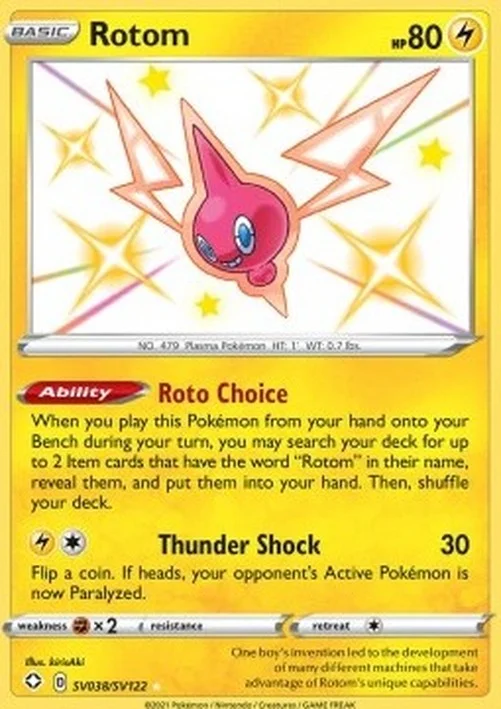 Pokemon Rotom (SHF SV38)