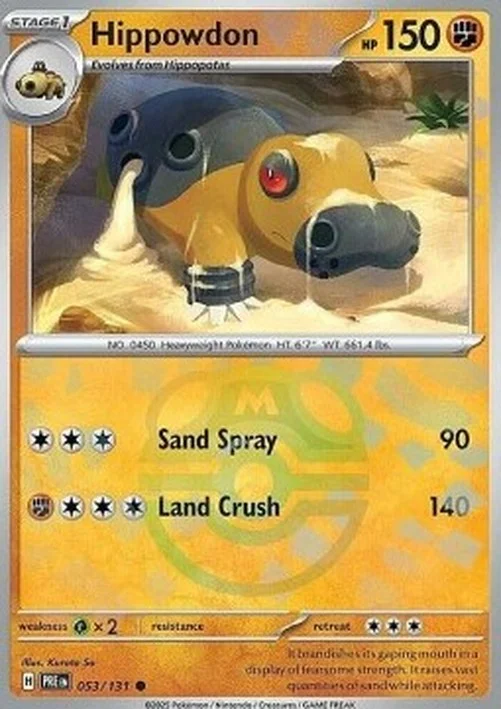 Pokemon Hippowdon (xPRE 053)