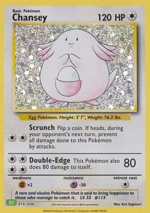 Pokemon Chansey (CLV 015)