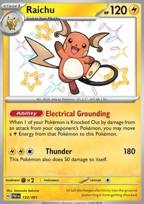 Pokemon Raichu (PAF 132)