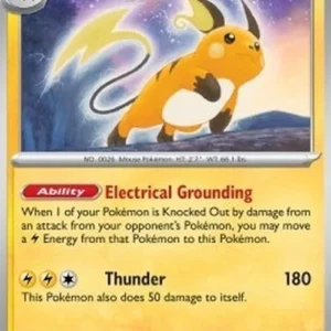 Pokemon Raichu (PAF 019)