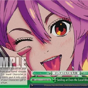 Weiss Schwarz DDD/S118 Smiling at Even the Local Blockheads (V.2 - Triple R