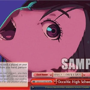 Weiss Schwarz DDD/S118 Occultic High School Girl (V.2 - Triple Rare)