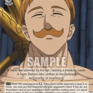 Weiss Schwarz SDS/SX05 Escanor: Wielder of Rhitta (V.1 - Rare)