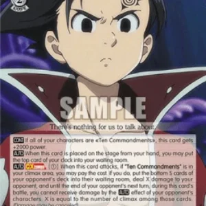 Weiss Schwarz SDS/SX05 Zeldris of the Ten Commandments (V.1 - Double Rare)
