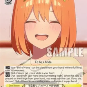 Weiss Schwarz 5HY/W101 Surprise Marriage Proposal, Yotsuba Nakano (V.2 - Su
