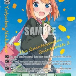 Weiss Schwarz 5HY/W90 A New Story, Yotsuba Nakano (V.2 - Super Rare)