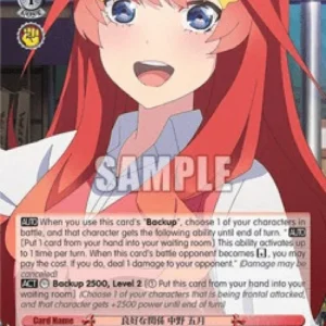 Weiss Schwarz 5HY/W90 Good Relations, Itsuki Nakano (V.2 - Super Rare)