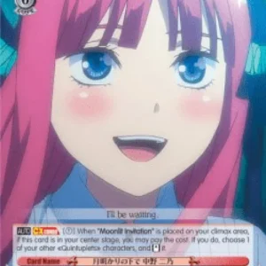 Weiss Schwarz 5HY/W83 Under the Moonlight, Nino Nakano (V.2 - Super Rare)