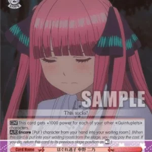 Weiss Schwarz 5HY/W83 Separated and Lost, Nino Nakano (V.2 - Super Rare)