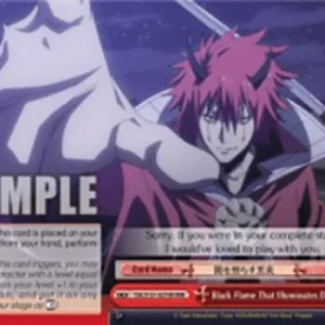 Weiss Schwarz TSK/S101 Black Flame That Illuminates Darkness (V.2 - Triple
