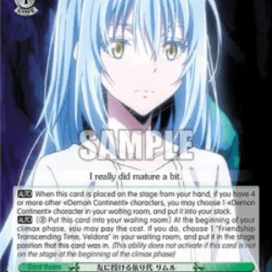 Weiss Schwarz TSK/S101 Vessel for a Friend, Rimuru (V.2 - Super Rare)