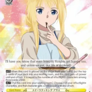 Weiss Schwarz SAO/S80 Making Sweet Desserts, Alice