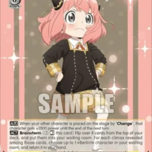 Weiss Schwarz SPY/S106 Telepath Girl, Anya (V.1 - Double Rare)
