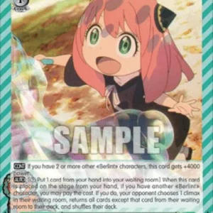 Weiss Schwarz SPY/S106 Excited Feeling, Anya (V.2 - Super Rare)