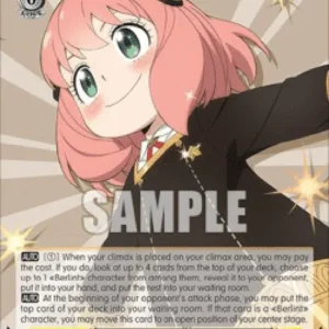 Weiss Schwarz SPY/S106 First Stella, Anya (V.2 - Super Rare)