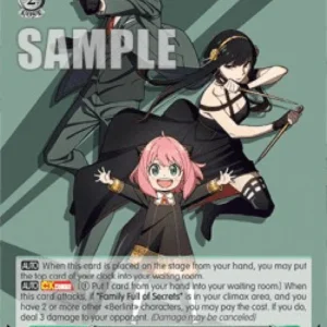 Weiss Schwarz SPY/S106 Fake Family, Loid & Anya & Yor (V.2 - Super Rare)