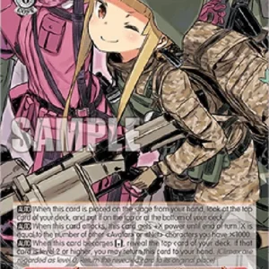 Weiss Schwarz GGO/SE50 High Spirits! Fukaziroh (V.2 - Parallel Foil)