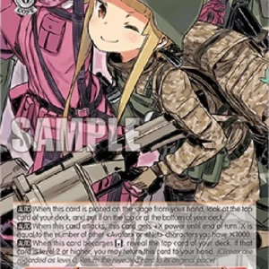 Weiss Schwarz GGO/SE50 High Spirits! Fukaziroh (V.1 - Double Rare)