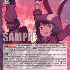 Weiss Schwarz GGO/SE50 Running Across the Battlefield, LLENN (V.1 - Double