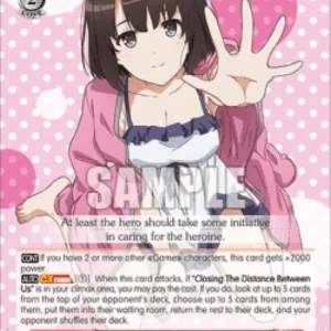 Weiss Schwarz SHS/W98 Racing Heartbeat Overlap, Megumi (V.2 - Super Rare)
