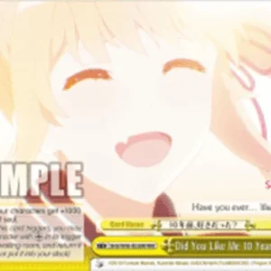 Weiss Schwarz SHS/W98 Did You Like Me 10 Years Ago? (V.2 - Triple Rare)