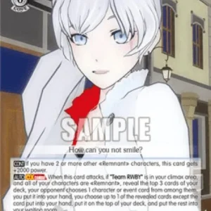 Weiss Schwarz RWBY/WX03 Weiss Schnee (V.1 - Double Rare)